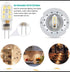 G4 Bulb, 12V 20W Bulb Dimmable, 3000K, 10-Pack LED Bi Pin Halogen Replacement, NOT Warm White