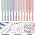 GUGUKUKU 56 Set 0.5-0.7mm, PCS Aesthetic School Supplies Cute Stationary with Pencil Case, Inspirational Ballpoint