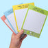 Sleazy Greetings Funny To Do List Notepad - 4 Large Sarcastic Memo Pads, 5 x 7-Inches Grocery Lists for Teacher Gifts