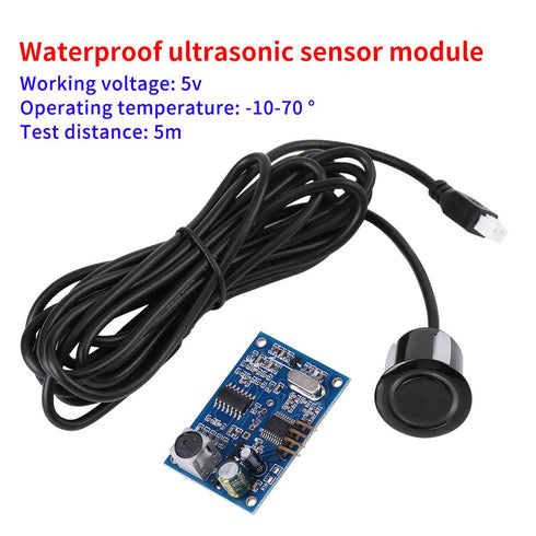 Ultrasonic Module with 2.5M Cable, Waterproof JSN-SR04T Integrated Sensor Ranging Transducer Module for Arduino