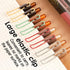 Gel Pens, 8 Pcs Black Ink Cute 0.5mm Retractable Aesthetic Ballpoint Fine Point Pens for Note Taking