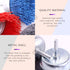 Swpeet 3Pcs 3Inch Nylon Filament Abrasive Wire Cup Brush Kit with 1/4 Inch Shank for Rust Removal