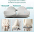 SheRest Seat Cushion, Ergonomic Memory Foam Cooling Cushion, Pressure Relief Suitable for Long Sitting Hours on Office