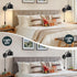 Btvsd Set 2, Bathroom(2 Bulbs Plug in Wall Sconces of Adjustable Angle Black Wall Lights with Plug in Cord & On/Off