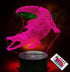 Jinnwell 3D 16 Crocodile Night Light Lamp Illusion Night Light Color Changing Table Desk Decoration Lamps Gift Acrylic