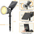 1000LM 2-in-1 15Hrs+ Solar Spot Lights Outdoor Waterproof: Big Adjustable Spotlight - Long Lasting Spot Light - Solar