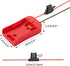 Power Wheel Adapter for Craftsman V20 20V Battery with Fuse & Wire Terminal for DIY RC Trucks