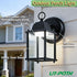 5000K 9.5W 800 1-Pack LIT-PaTH Outdoor LED Wall Lantern, Wall Sconce as Porch Lighting Fixture, Daylight White, Lumen