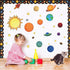 Space Bulletin Board Border, Outer Space Planet Borders for Classroom Decorations, 36ft Solar System Trim