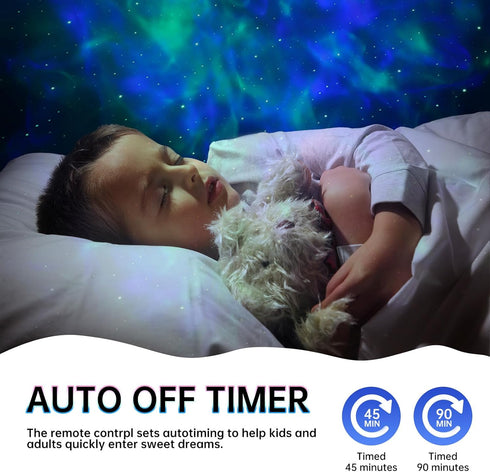 CGG Moon lamp Star Projector Galaxy Night Light,Astronaut Starry Nebula Ceiling LED Lamp with Timer and Remote, Gift