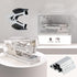 Mini Stapler with Staples, Small Transparent Stapler, 25 Sheet Capacity, Includes 640 Staples, Easy to Carry