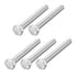 Hex Bolts (M8-1.25x70mm) 5Pcs, 304 Stainless Steel Fully Threaded Hex Head Screws for Furniture Repair