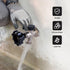 6 Inch 1/2" 3/4" Midline Valve Frost-Free Anti-Siphon Sillcock with Vacuum Breaker Chrome-Plated Brass, Lead-Free