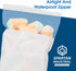 Spartan Industrial 5" X 7" Zip Top Resealable Bags, 1000 Count Clear Bags for Game and Small Parts