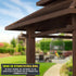 20 Lewufe PCS Light Hanger Hooks, Stainless Steel Outdoor String Lights Hooks for Christmas Lights, Patio Lights, Light