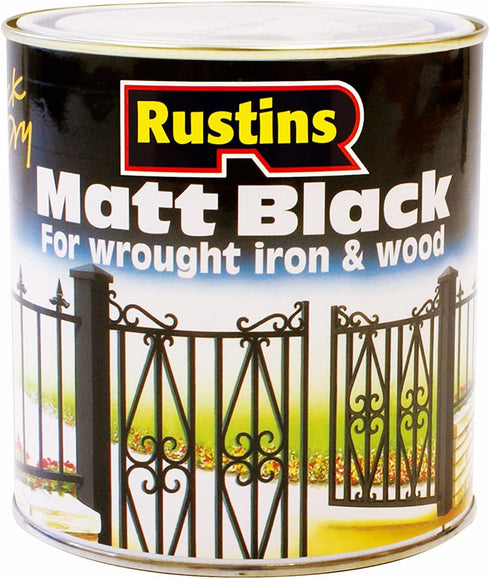Matt Black Paint, 500ml