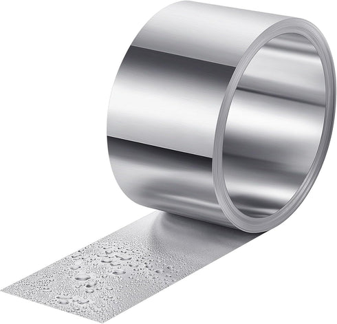 Zonon 4" x 100' Aluminum Flashing Roll, Weatherproofing Metal Roofing Panels for Sealing Windows and Doors