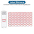 PATIKIL 15ml Clear Glass Vials, 25 Pack Small Liquid Sample Vials with Screw Caps, Leak-Proof Bottles and Labels