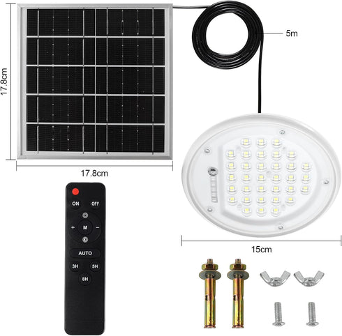 (1 ABZXT Solar Pendant Light Shed Light Lighting Day and Night Auto Dusk to Dawn Solar Light Indoor and Outdoor