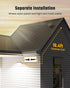 113 7000K, 16ft IP65 2 Pack SUPERDANNY Solar Outside Lights with Bright LEDs Motion Sensor Outdoor Flood Lights Dusk