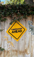 Jayd Products 3 Year Old Birthday Caution Signs, 16.5" Across, Construction Party Signs (3ct)