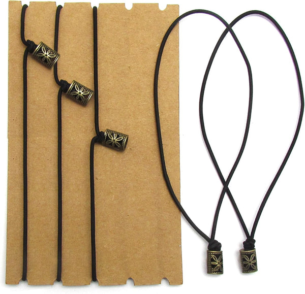 Traveller's Notebook Elastic Bands, Leather Journal Refill Connection Band Straps, 5 Pack of Jump Bands with Toggles