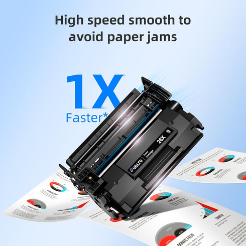 HP 26X CF226X High Yield Toner Cartridge Replacement for Pro M426dw M402n M402dn (2 Black)