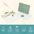 Set 100 Pack 4x6 VNS Creations Gold Foil Thank You Cards With Envelopes Bulk & Stickers - Blank Thank You Notes - Large