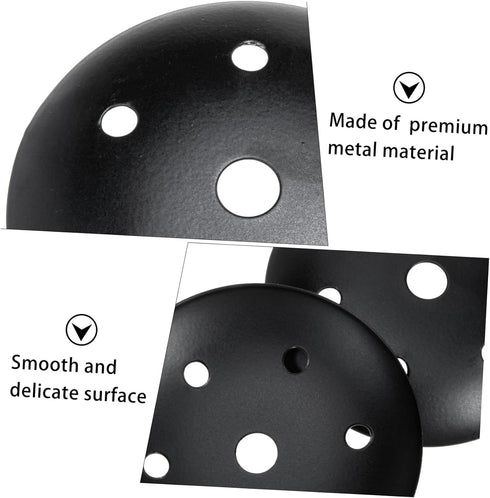 4pcs Alipis Ceiling Cover Plate Desk Lamp Base Ventilation for Chandelier Replacement Easy to Install Sturdy Design
