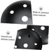 4pcs Alipis Ceiling Cover Plate Desk Lamp Base Ventilation for Chandelier Replacement Easy to Install Sturdy Design