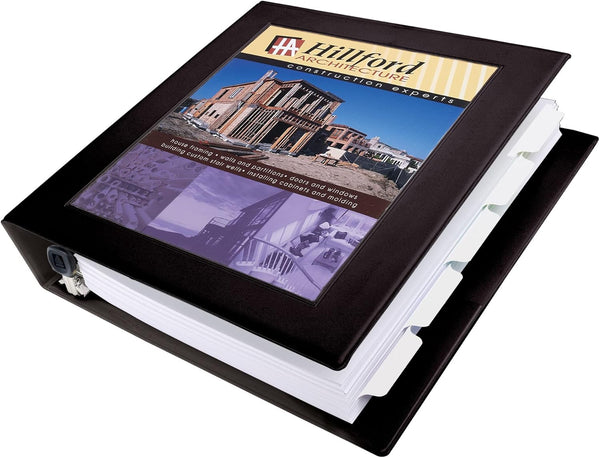 Avery Heavy-Duty Framed View 3-Ring Binder (68058) - 1.5" EZD Rings, 1 Black Binder