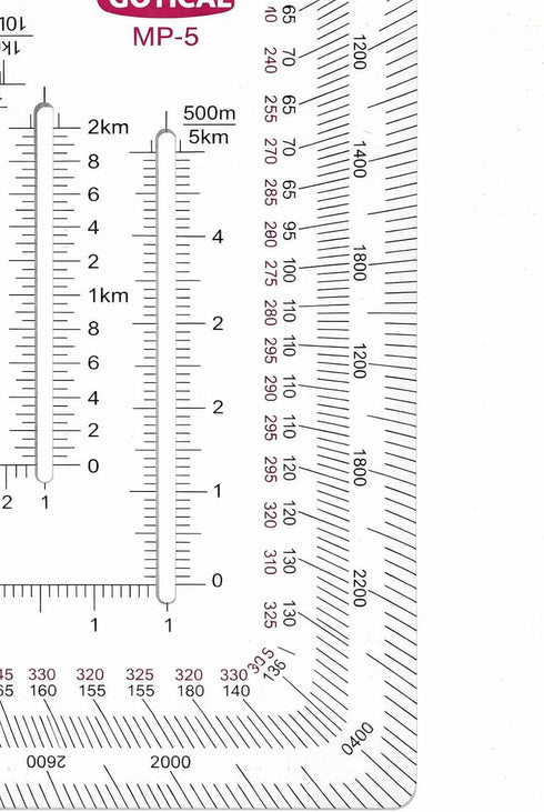 New and Improved Version Military Style MGRS/UTM Coordinate Grid Reader, and Protractor,Coordinate Scale Map Reading