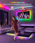 Backlight,13.1ft 40-65 inch Daymeet TV Led ICRGB LED Lights for TV USB Light Strip for Monitor Behind Lighting, Rainbow
