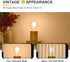 12V Low Voltage LED Light Bulbs, 4W E26 Edison Base, Soft Warm 2700K, 40W Equivalent, 2 Pack for RV Ceiling