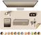 YSAGi Double-Sided Desk Pad, 35.4"x17" Leather Desk Mat, Waterproof Desk Blotter for Office/Home (Beige/Cork)
