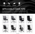 Water Resistant Stretch Office Chair Cover with Durable Zipper, Universal Washable Spandex Slipcovers for Pets