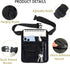 ZMD Server Apron Waist Pouch, Restaurant Waitress Apron with Pockets Utility Belt Women Work Apron Waist Pouch