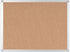 Boardsplus Bulletin Board - 24” W x 18” H, Cork Surface with Aluminum Frame