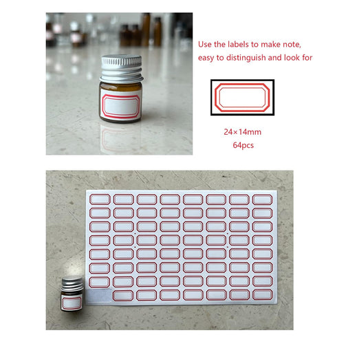 5ml Amber Glass Vials, 12PCS with Screw Caps and Plastic Stoppers, Small Brown Leak-Proof Liquid Sample Vial