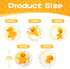 Zhanmai 80 Pcs Mini Chick Erasers, Cute Chicken Pencil Erasers, Bulk for Party Supplies, Kids Reward Gift