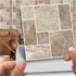 25 Pcs Self-adhesive Tile Transfer for Home Decor, Waterproof Peel and Stick Backsplash Wall Tile Sticker, 4x4inch