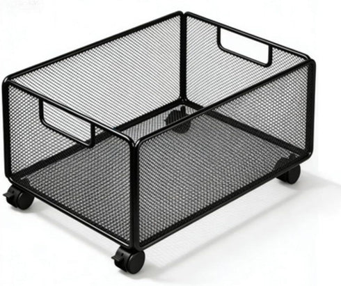 KiBcsLic 25cmx38cmx23cm Rolling File Cart Office Supplies Rolling Organizer with Wheels for Crafts Folders Pantry