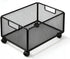 KiBcsLic 25cmx38cmx23cm Rolling File Cart Office Supplies Rolling Organizer with Wheels for Crafts Folders Pantry