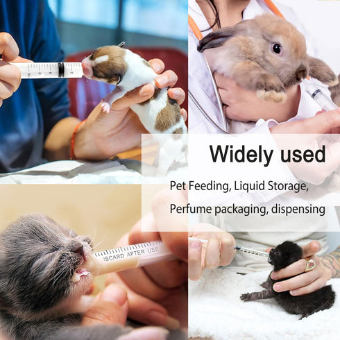 3 ml Pack 30 Syringe Without Needle, Syringe for Liquid with Cap, Oral, Scientific Labs, Measurement