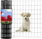 Wire Fence 2in x 3in Black Vinyl Coated Wire Mesh 24" x