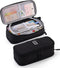 CICIMELON Large Pencil Case - Big Storage Pen Pouch Bag with Compartment for School Supplies, Upgraded Black