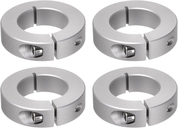4pcs Shaft Collar 35mm Bore Aluminum Alloy Set Screw Split Clamp-On Collars, 60mm OD, for Machine Tools