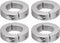 4pcs Shaft Collar 35mm Bore Aluminum Alloy Set Screw Split Clamp-On Collars, 60mm OD, for Machine Tools