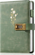 Ovesmusl Diary with Lock for Girls A5 Leather Diary for Women 260