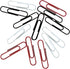 Office Depot Jumbo Vinyl Paper Clips, Assorted Colors, Pack of 200